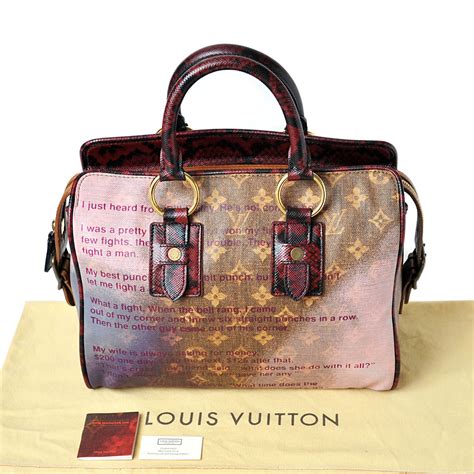 Richard Prince x Louis Vuitton Purple Monogram .